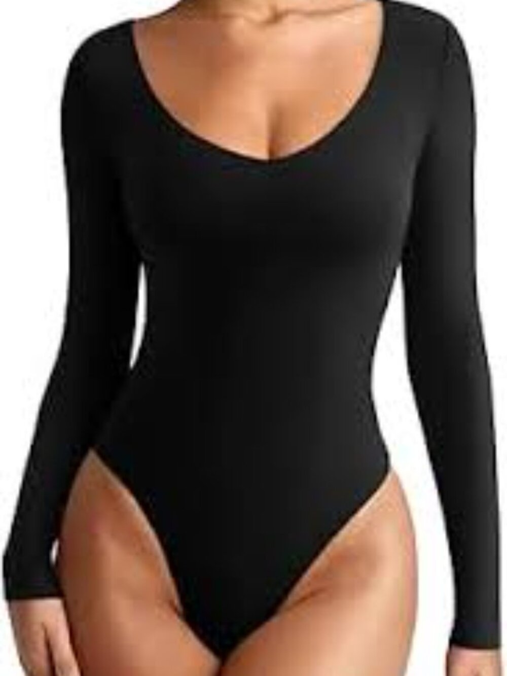 NWOT OQQ SEXY RIBBED LON GSLEEVE TUMMY CONTROL BODYSUITS